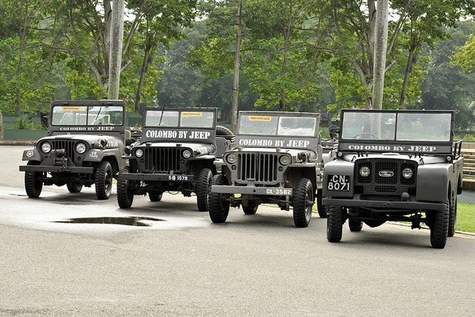 Colombo City Tour by War Jeep - Hotel pickup, private group size, and your 3-hour schedule